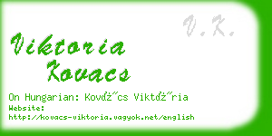 viktoria kovacs business card